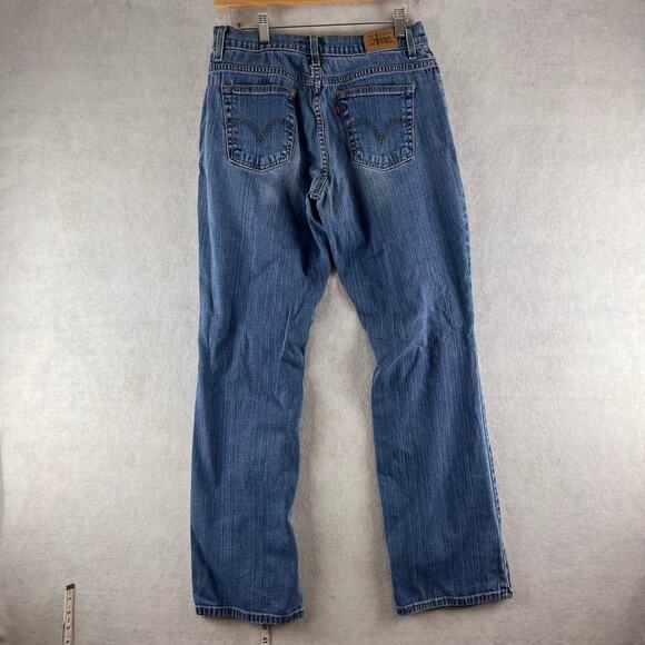 Levi's 550 Relaxed Fit Bootcut Jeans Women's 8 Medium Wash Denim Everyday Pucker - Picture 10 of 15